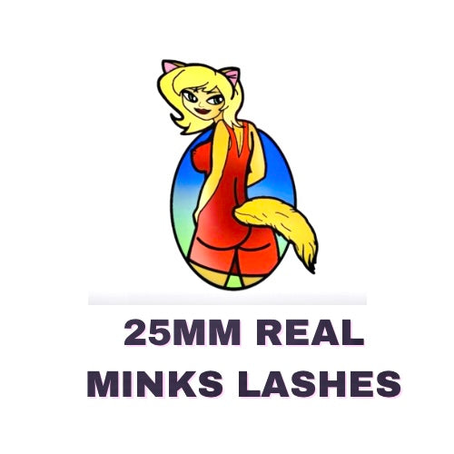 25mm 100% Real Mink